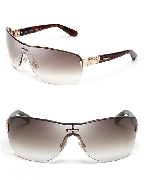 jimmy choo shield sunglasses